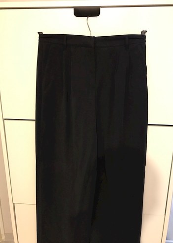 Kadın Siyah Yüksek Bel Palazzo Pantolon - Görsel 3