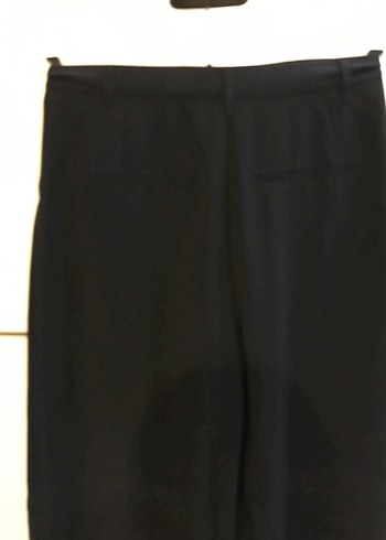 Kadın Siyah Yüksek Bel Palazzo Pantolon - Görsel 5