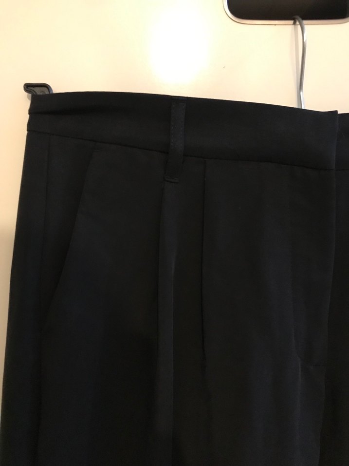 Kadın Siyah Yüksek Bel Palazzo Pantolon - Görsel 4