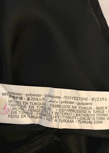 ZARA Siyah V Yakalı Düğmeli Kadın Gömlek - Görsel 6