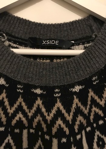 Gri Erkek Örgü Kazak - Görsel 6