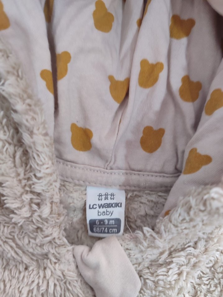 Gri Peluş Bebek Tulum - Görsel 4