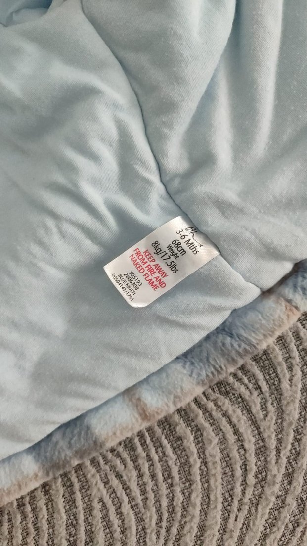 Kapüşonlu Bebek Kayak Tulumu Gri Ekose - Görsel 3