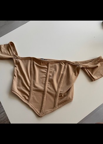 Bej Straplez Mini Büstiyer