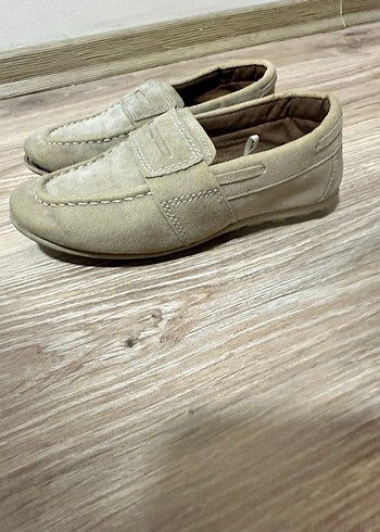 Bej Süet Erkek Çocuk Ayakkabısı - Görsel 3