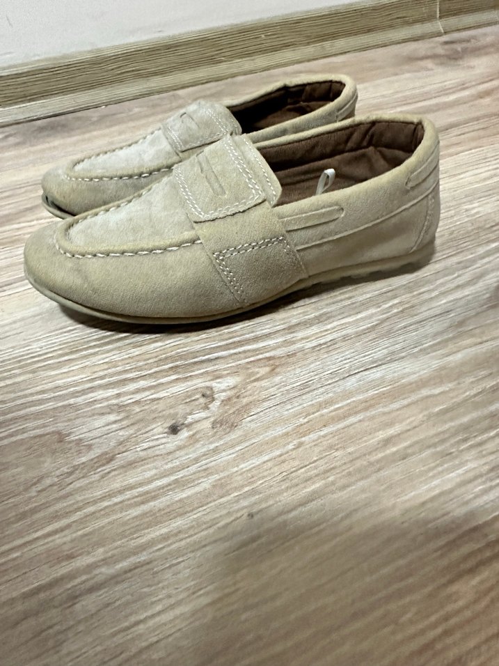 Bej Süet Erkek Çocuk Ayakkabısı - Görsel 3