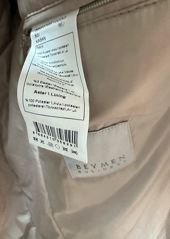 Bej Düğmeli Erkek Midi Kaban - Görsel 8