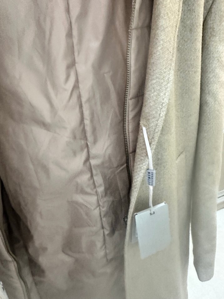 Bej Düğmeli Erkek Midi Kaban - Görsel 5