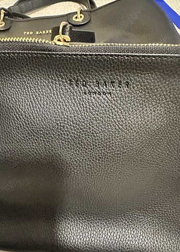 Siyah Deri Tokalı Kadın Çanta - Görsel 6