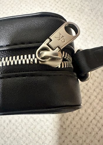 Siyah Deri Kadın Çapraz Çanta - Görsel 5