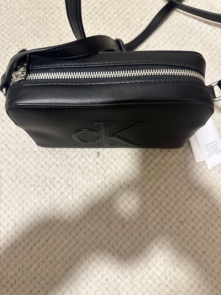 Siyah Deri Kadın Çapraz Çanta - Görsel 2