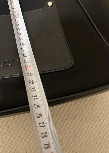 Siyah Deri Kadın Omuz Çantası - Görsel 8