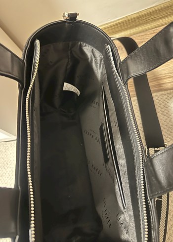 Siyah Deri Kadın Omuz Çantası - Görsel 5