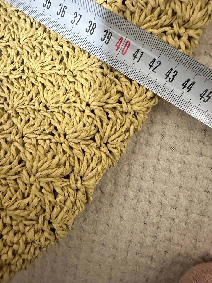 Bej Örgü Bohem Kadın Çanta - Görsel 4