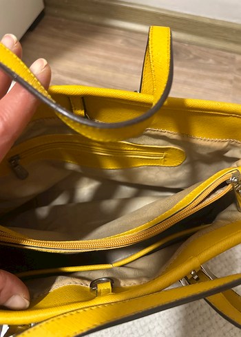 Sarı Deri Michael Kors Kadın Çanta - Görsel 3