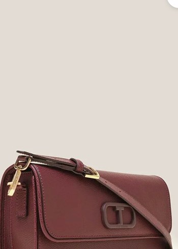 Bordo Deri Kadın Omuz Çantası - Ted Baker - Görsel 2