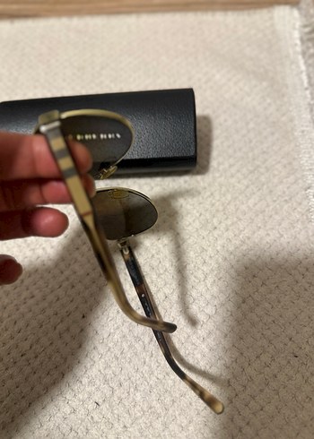 Burberry Kadın Bej Tokalı Gözlük - Görsel 5