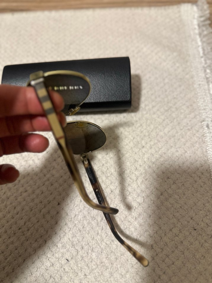 Burberry Kadın Bej Tokalı Gözlük - Görsel 5