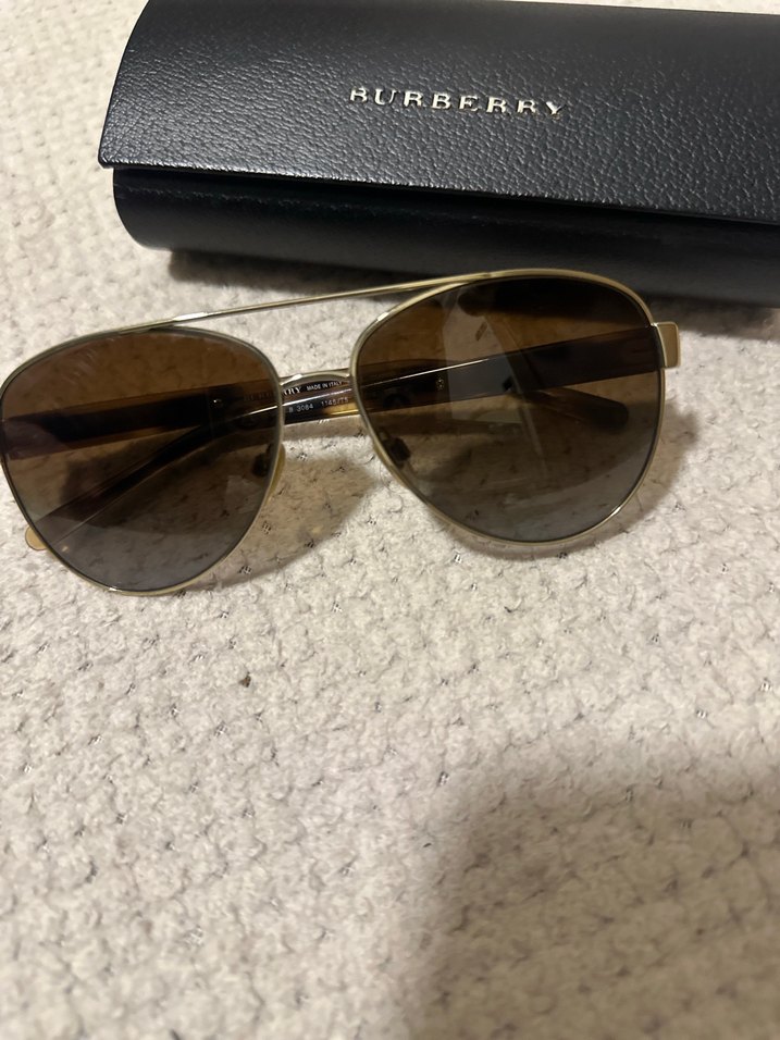 Burberry Kadın Bej Tokalı Gözlük - Görsel 2