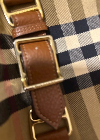 Kahverengi Deri Tokalı Kadın Çantası - Görsel 6