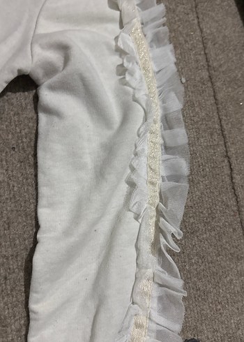 Kız Çocuk Beyaz Uzun Kollu Baskılı Tişört - Görsel 5