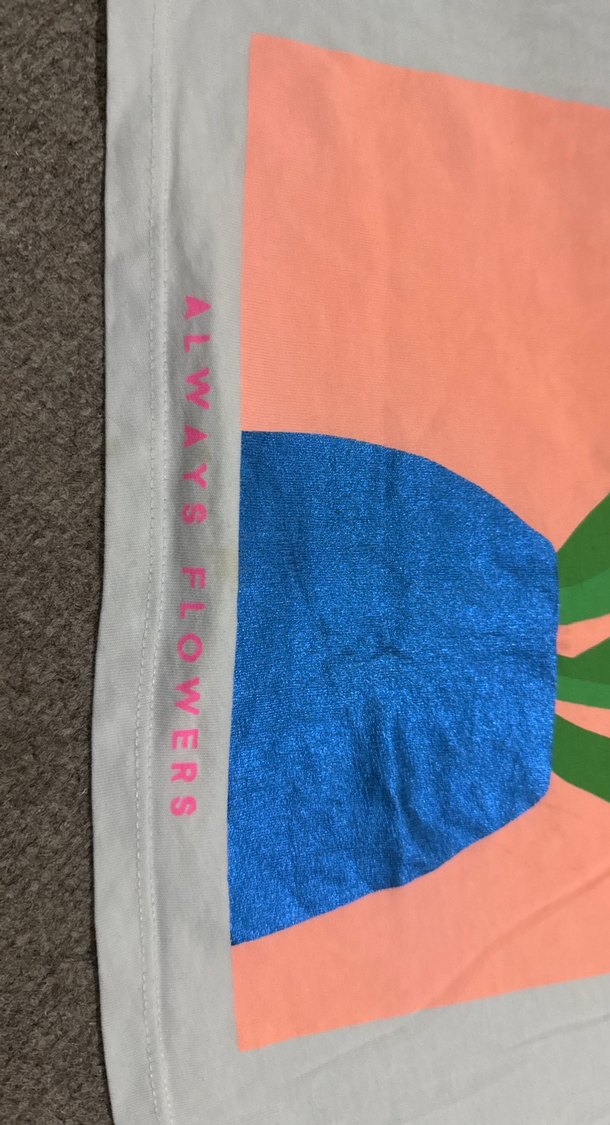 Kız Çocuk Pembe Baskılı Pamuk Tişört - Görsel 3