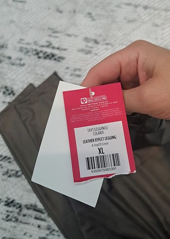 xl Beden yeşil Renk Haki Yeşili Tayt