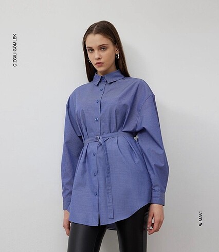 Zara Beblue çizgili gömlek