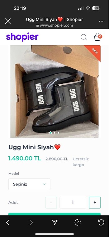 Ugg mini bot