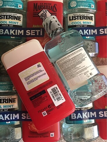 Beden Renk Listerine ağız bakım suyu 250 ml+Le Petit Duş Jeli 250 ml