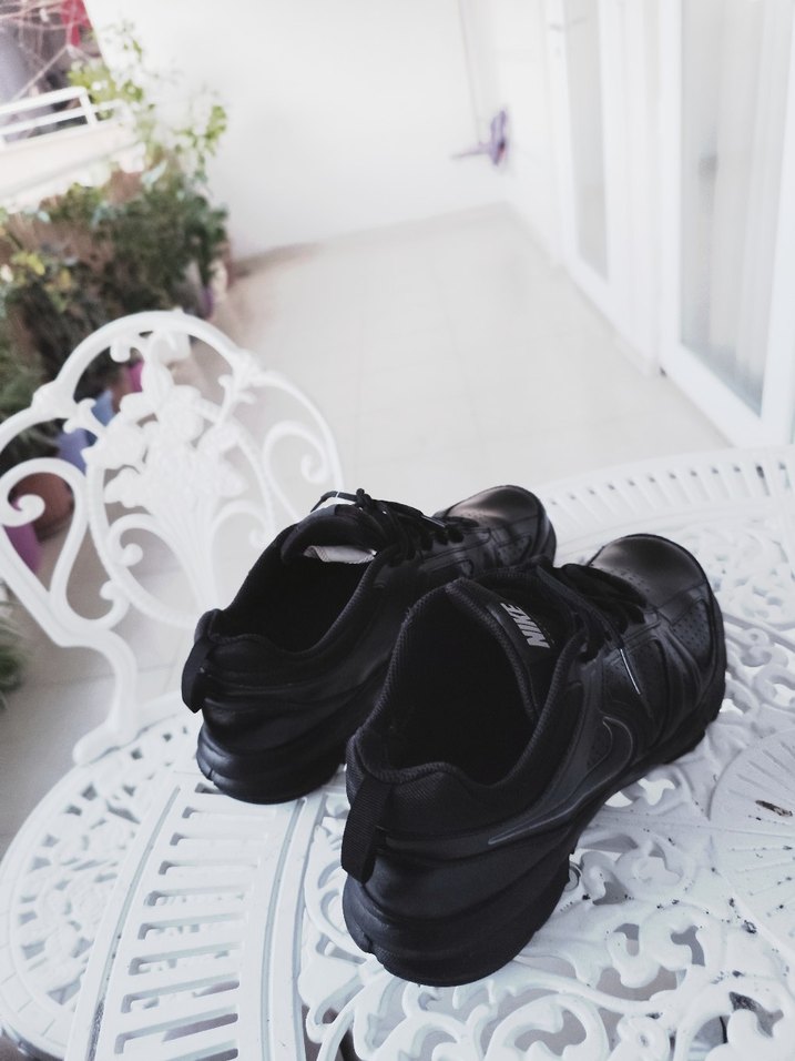 Siyah Nike erkek Spor Ayakkabı orjinal - Görsel 4