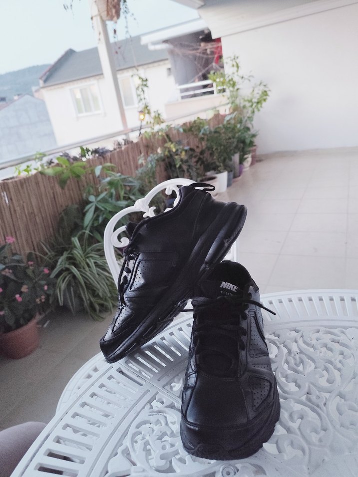 Siyah Nike erkek Spor Ayakkabı orjinal - Görsel 5