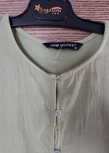 Lcw Modest Müslin Elbise - Görsel 3