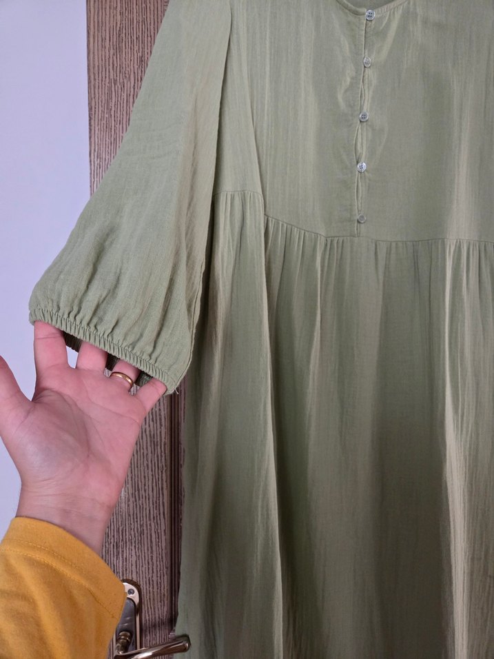 Lcw Modest Müslin Elbise - Görsel 4