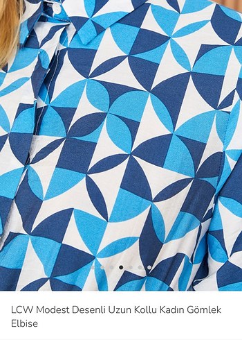 lcw modest gömlek elbise - Görsel 2