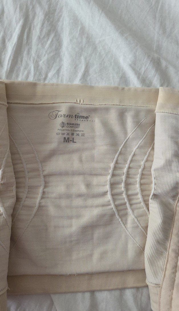 Bej Dikişsiz Orta Boy Hemşire Korsesi - Görsel 2