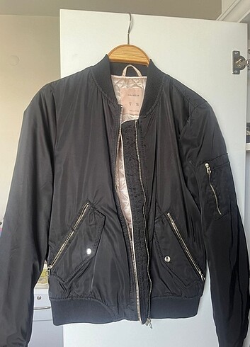 s Beden siyah Renk Kadın Pull&Bear Bomber Ceket