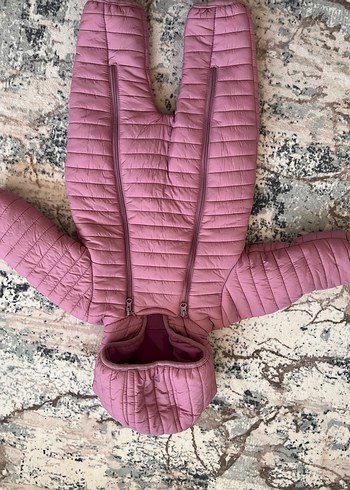 Lila Kürklü Bebek Kız Tulumu - Görsel 2