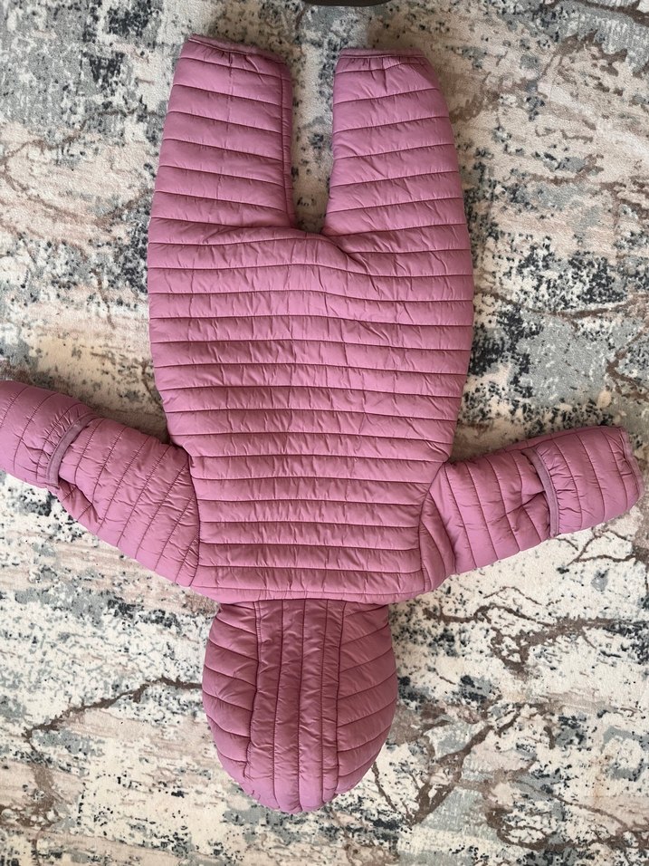 Lila Kürklü Bebek Kız Tulumu - Görsel 4