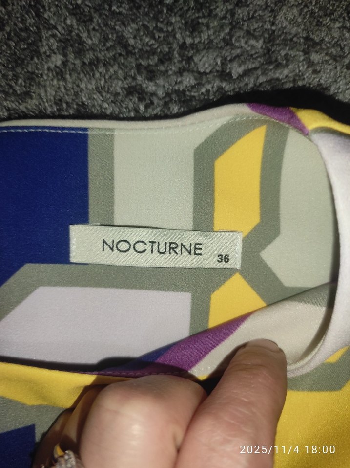 nocturne marka klasik kısa bluz - Görsel 3