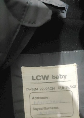 Erkek Çocuk Kapüşonlu Gri Mont - Görsel 3