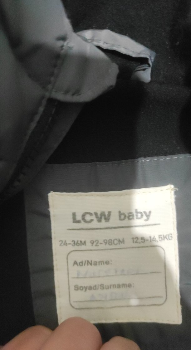 Erkek Çocuk Kapüşonlu Gri Mont - Görsel 3