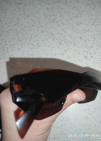 Parlak Kahverengi Minimalist Kadın Gözlüğü - Görsel 4