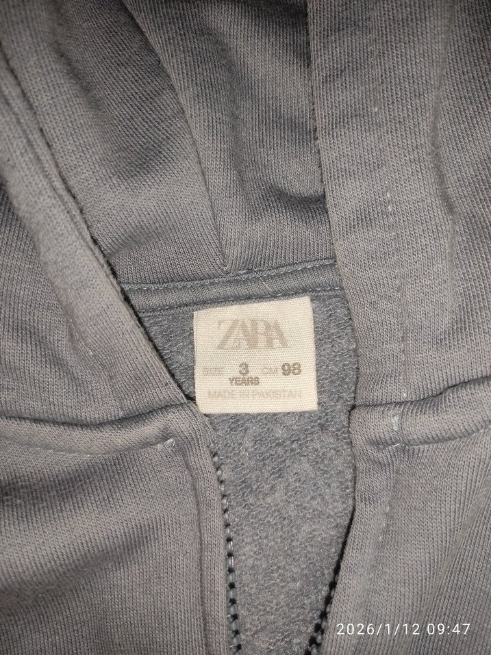 zara çocuk fermuarlı sweatshirt - Görsel 5