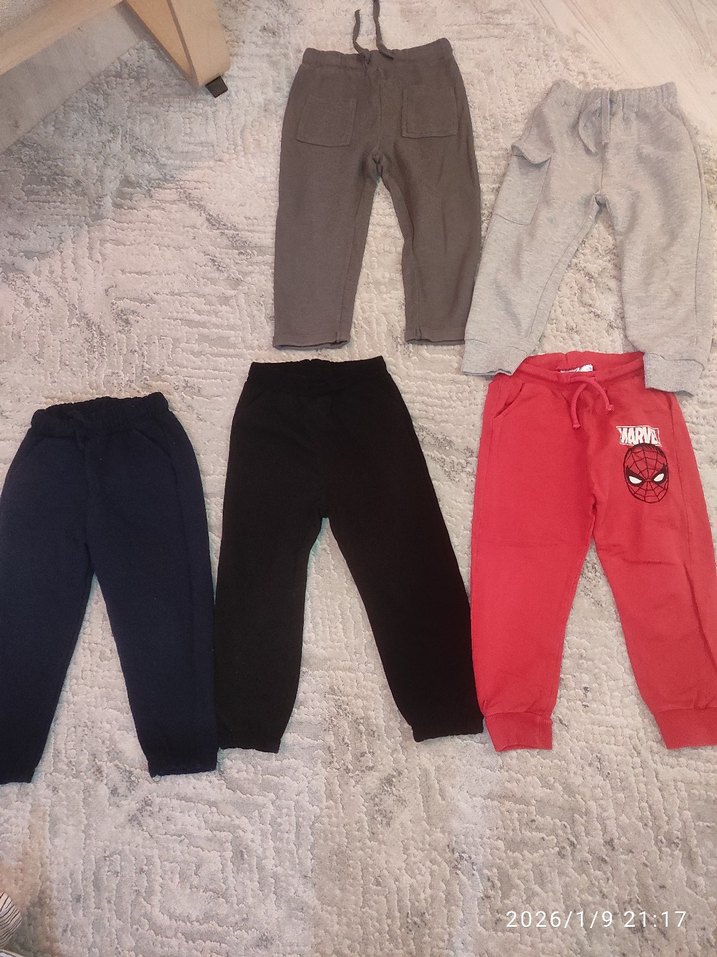 5 adet erkek çocuk 2 yaş eşofman alt - Görsel 2