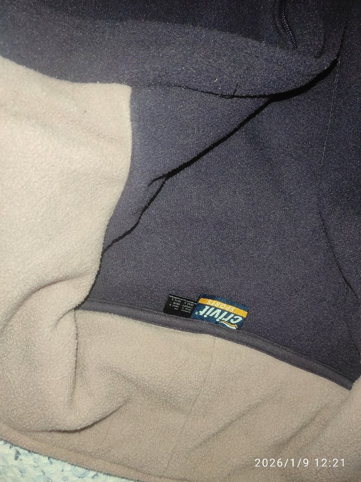 Fermuarlı mor kadın Polar Sweatshirt - Görsel 4