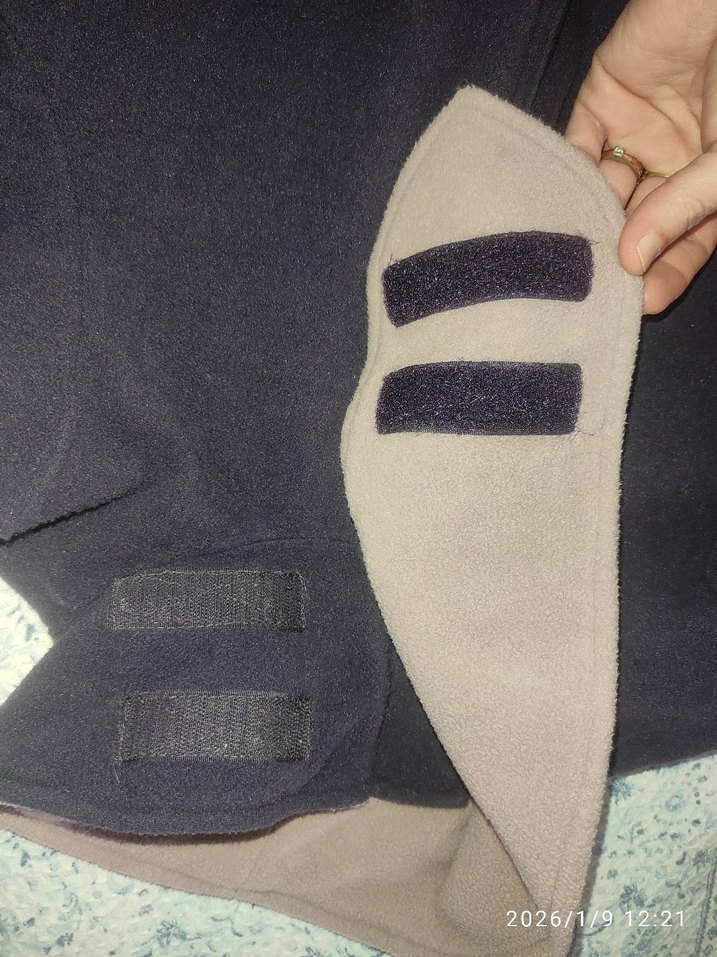 Fermuarlı mor kadın Polar Sweatshirt - Görsel 3