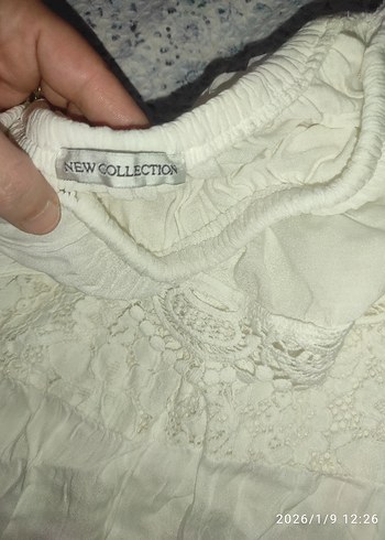 Dantel Detaylı Bohem Uzun Beyaz Elbise - Görsel 3