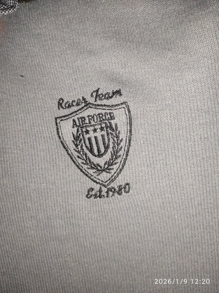 Gri Erkek Polo Yaka Uzun Kollu Tişört - Görsel 3