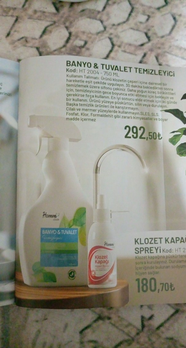 Hommi Banyo ve Tuvalet Temizleyici 750 ml - Görsel 3